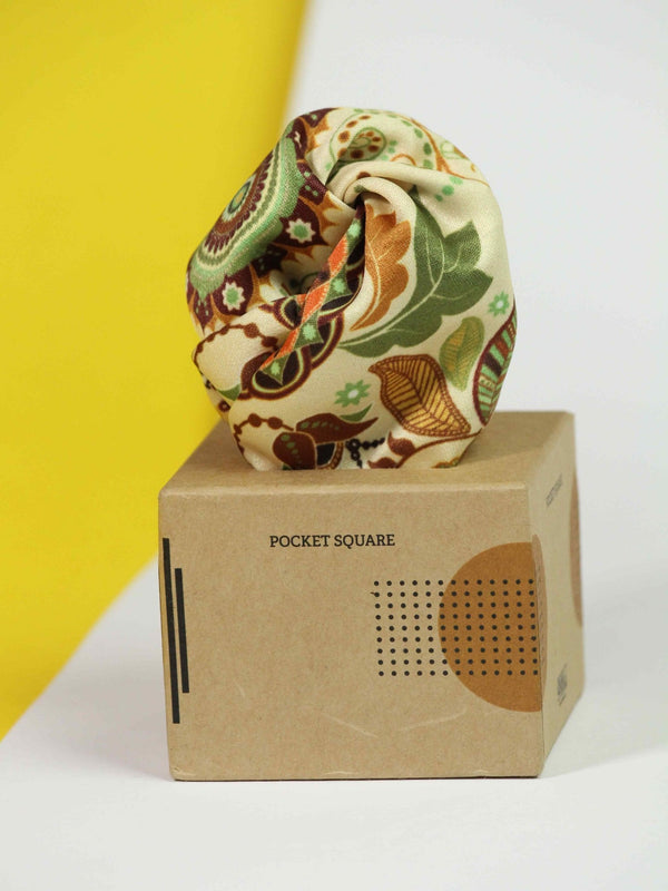 Folkloric Pocket Square - TOSSIDO