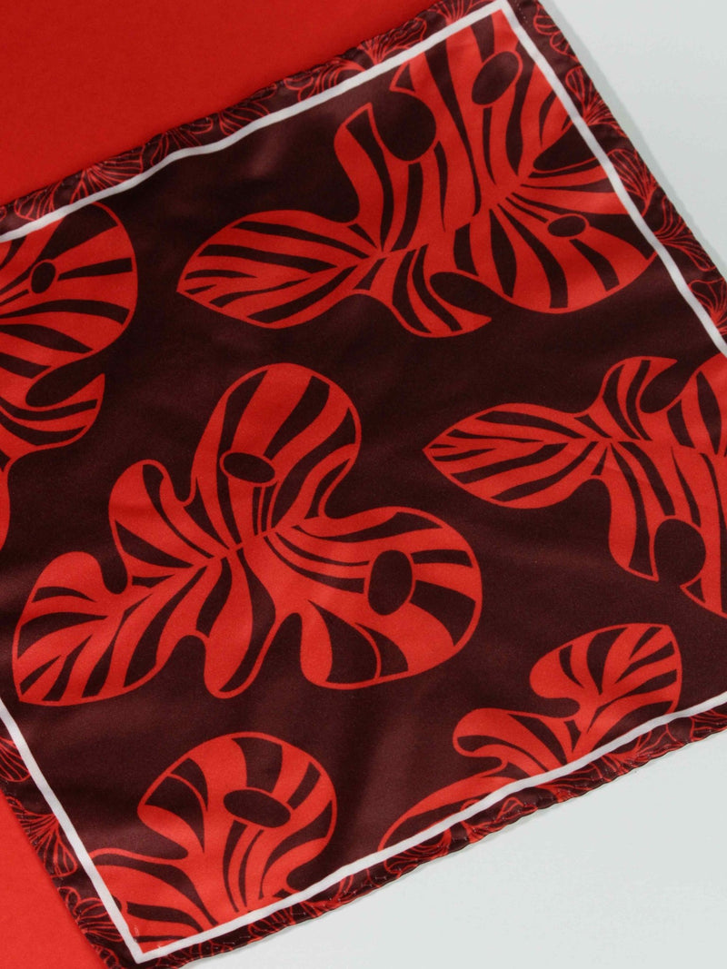 Garnet Pocket Square - TOSSIDO