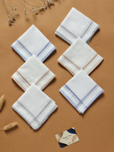 Gentle White Fabric Cotton Handkerchief Set - TOSSIDO