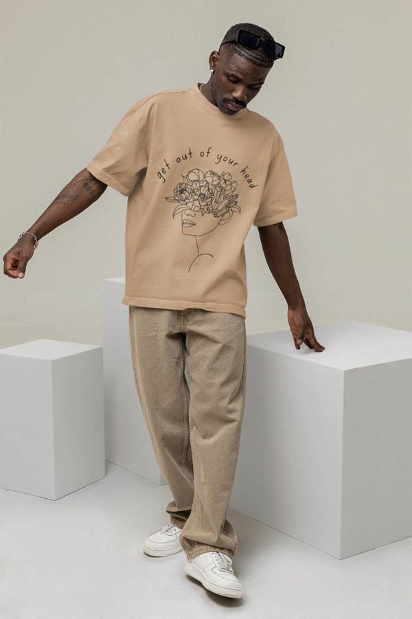 Get Out Of Your Head Oversized Tee - TOSSIDO