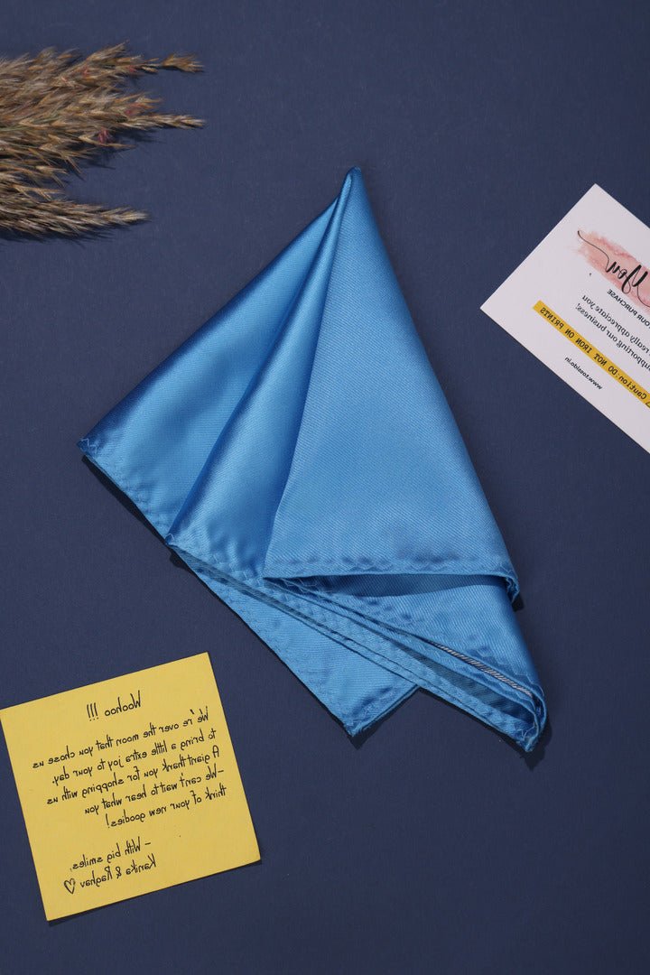 Glossy Water Pocket Square - TOSSIDO