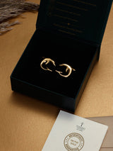 Gold Dolphin Stud Earrings - TOSSIDO