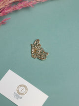 Gold Filigree Butterfly Brooch