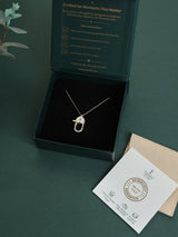 Gold Heart Charm Lock Pendant Necklace - TOSSIDO