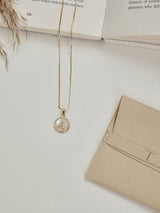 Gold Initial A Pendant Necklace