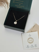 Gold Initial B Pendant Necklace - TOSSIDO