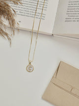 Gold Initial C Pendant Necklace - TOSSIDO