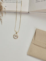 Gold Initial F Pendant Necklace - TOSSIDO