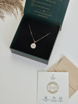 Gold Initial F Pendant Necklace - TOSSIDO