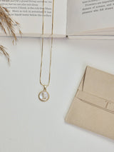 Gold Initial L Pendant Necklace - TOSSIDO