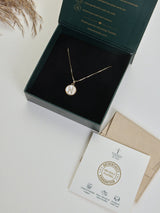 Gold Initial N Pendant Necklace - TOSSIDO
