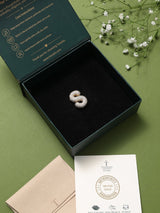 Gold Initial S Slider Pendant - TOSSIDO