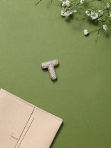 Gold Initial T Slider Pendant - TOSSIDO