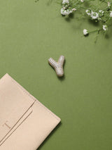 Gold Initial Y Slider Pendant - TOSSIDO
