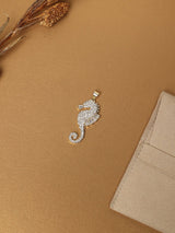 Gold Seahorse Pendant - TOSSIDO