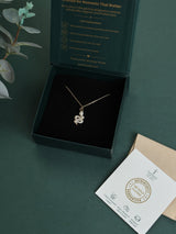 Gold Sparkle Snake Pendant Necklace - TOSSIDO