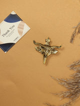 Golden Bull Brooch - TOSSIDO