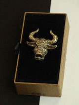 Golden Bull Brooch - TOSSIDO