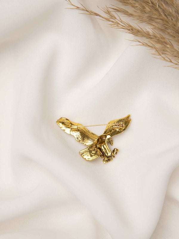 Golden Eagle Brooch - TOSSIDO