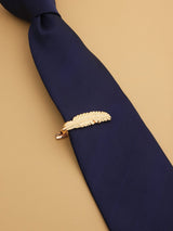 Golden Feather Tie bar - TOSSIDO