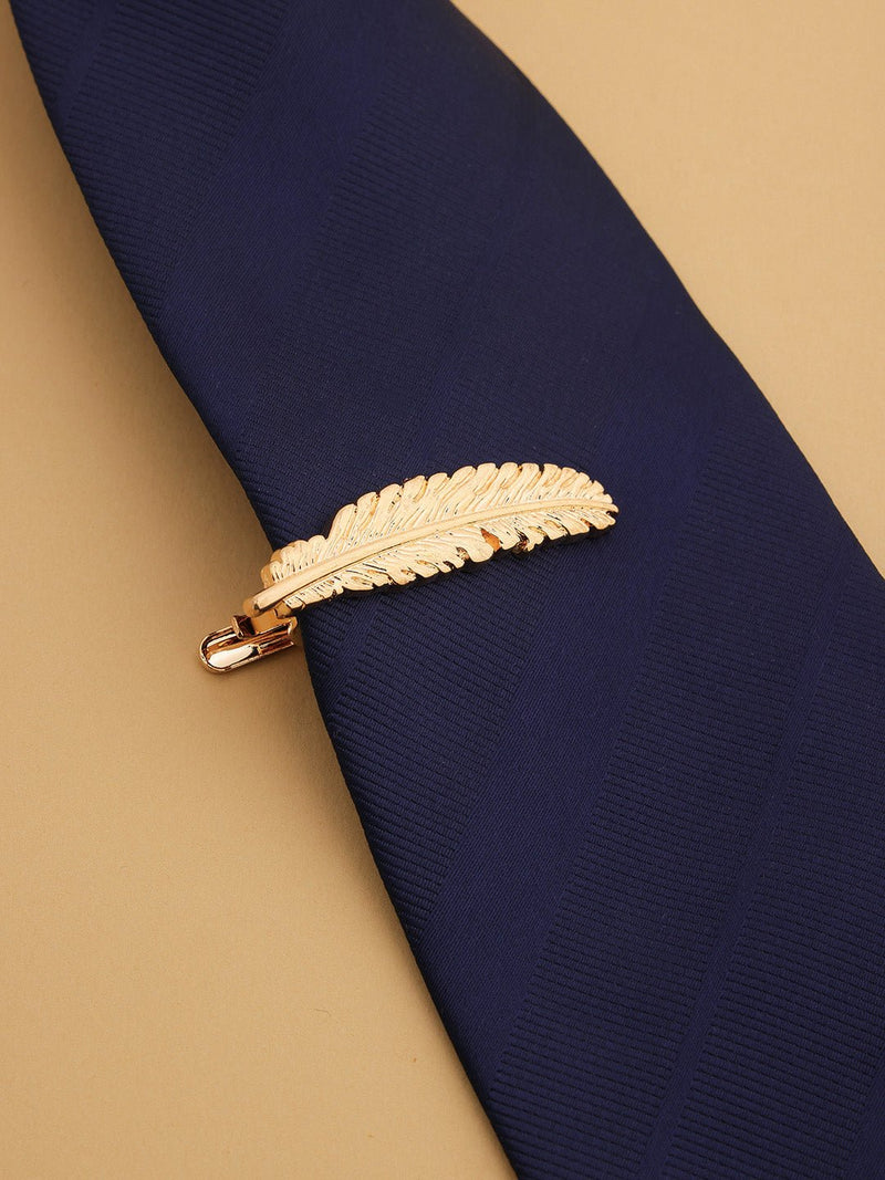 Golden Feather Tie bar - TOSSIDO
