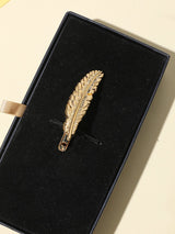 Golden Feather Tie bar - TOSSIDO