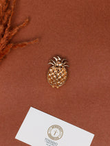 Golden Pearl Pineapple Brooch - TOSSIDO