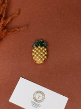 Golden Pearl Pineapple Brooch - TOSSIDO