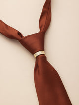 Golden Radiance Pavé Necktie Ring - TOSSIDO