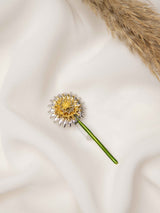 Golden Sunburst Brooch - TOSSIDO