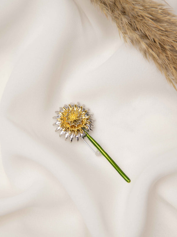 Golden Sunburst Brooch - TOSSIDO