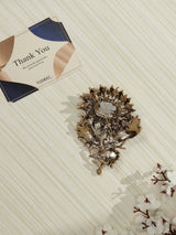 Golden Sunflower Brooch - TOSSIDO