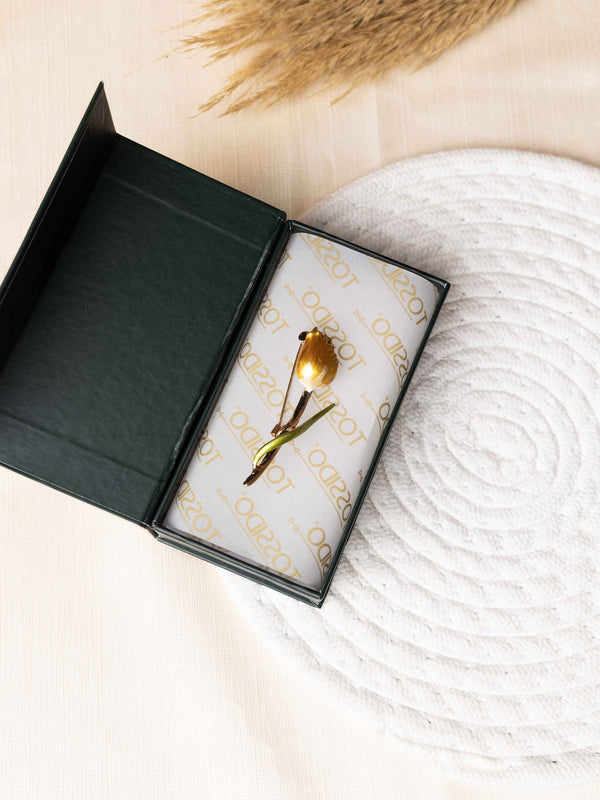 Golden Tulip Brooch - TOSSIDO