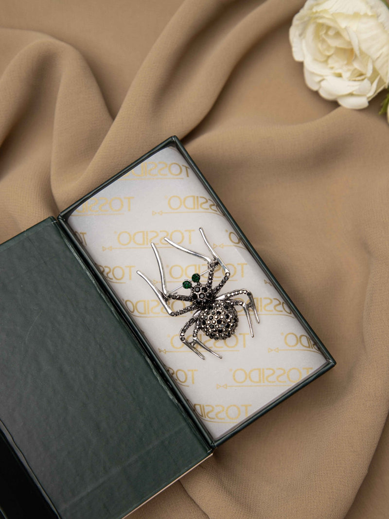 Gothic Spider Brooch - TOSSIDO