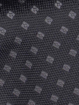 Graphite Grid - Woven Ascot & Pocket Square - TOSSIDO