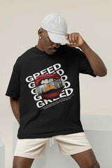 Greed Oversized Tee - TOSSIDO