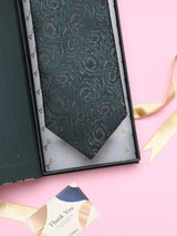 Green Abstract Broad + Long Necktie