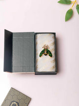 Green Beetle Insect Brooch - TOSSIDO