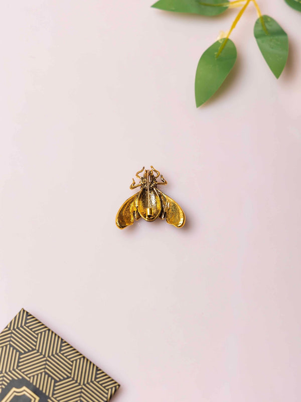 Green Beetle Insect Brooch - TOSSIDO