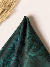 Green Floral Jacquard Pocket Square - TOSSIDO