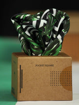 Green Floral Pocket Square - TOSSIDO