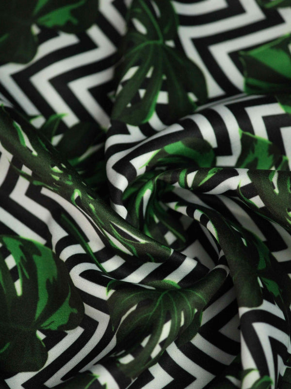 Green Floral Pocket Square - TOSSIDO