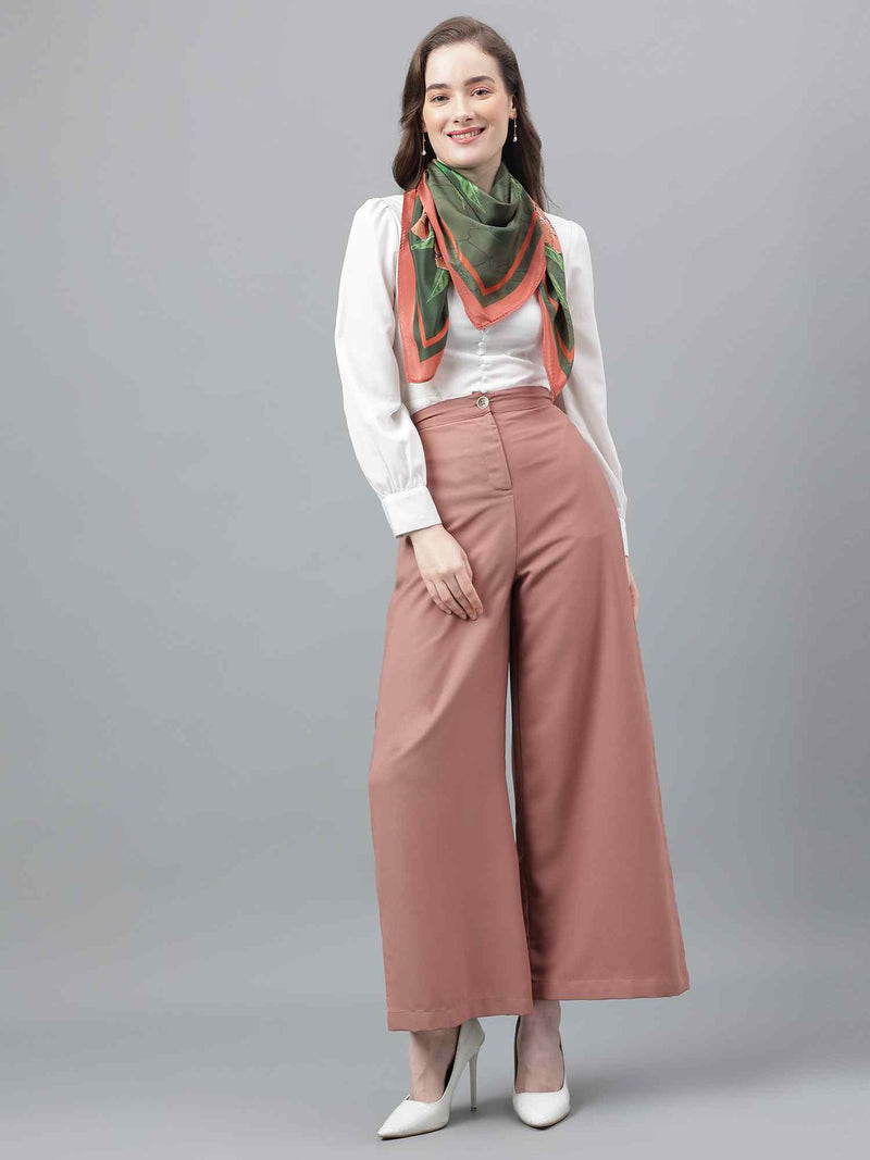Green Floral Scarf & Scarf Bag Set - TOSSIDO