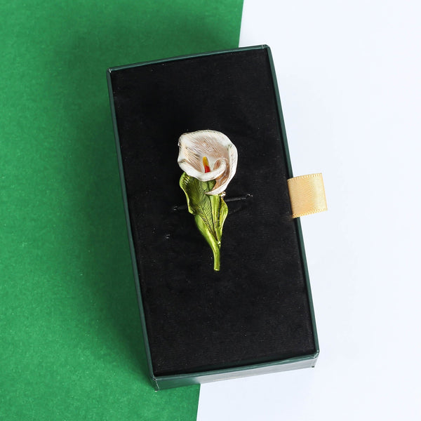 Green Flower Brooch - TOSSIDO