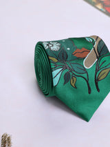 Green Hand - Painted Woven Necktie - TOSSIDO