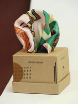 Green Horse Pocket Square - TOSSIDO