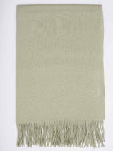 Green Hue Solid Woolen Muffler - TOSSIDO