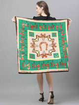 Green Novelty Scarf & Scarf Bag Set - TOSSIDO