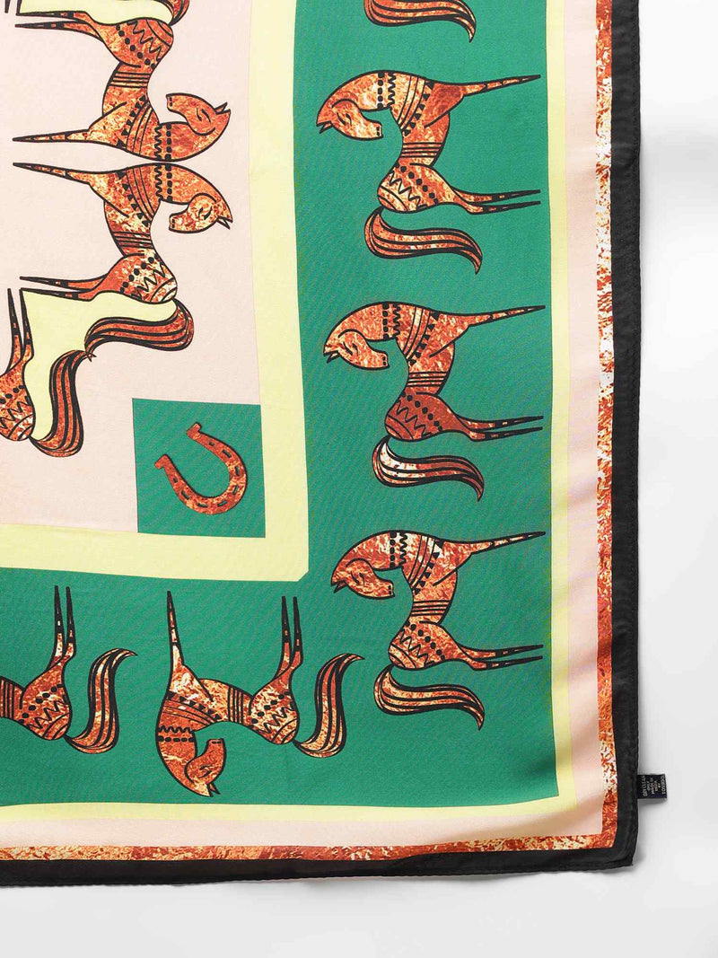 Green Novelty Scarf & Scarf Bag Set - TOSSIDO