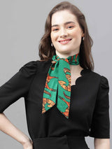 Green Novelty Scarf & Scarf Bag Set - TOSSIDO